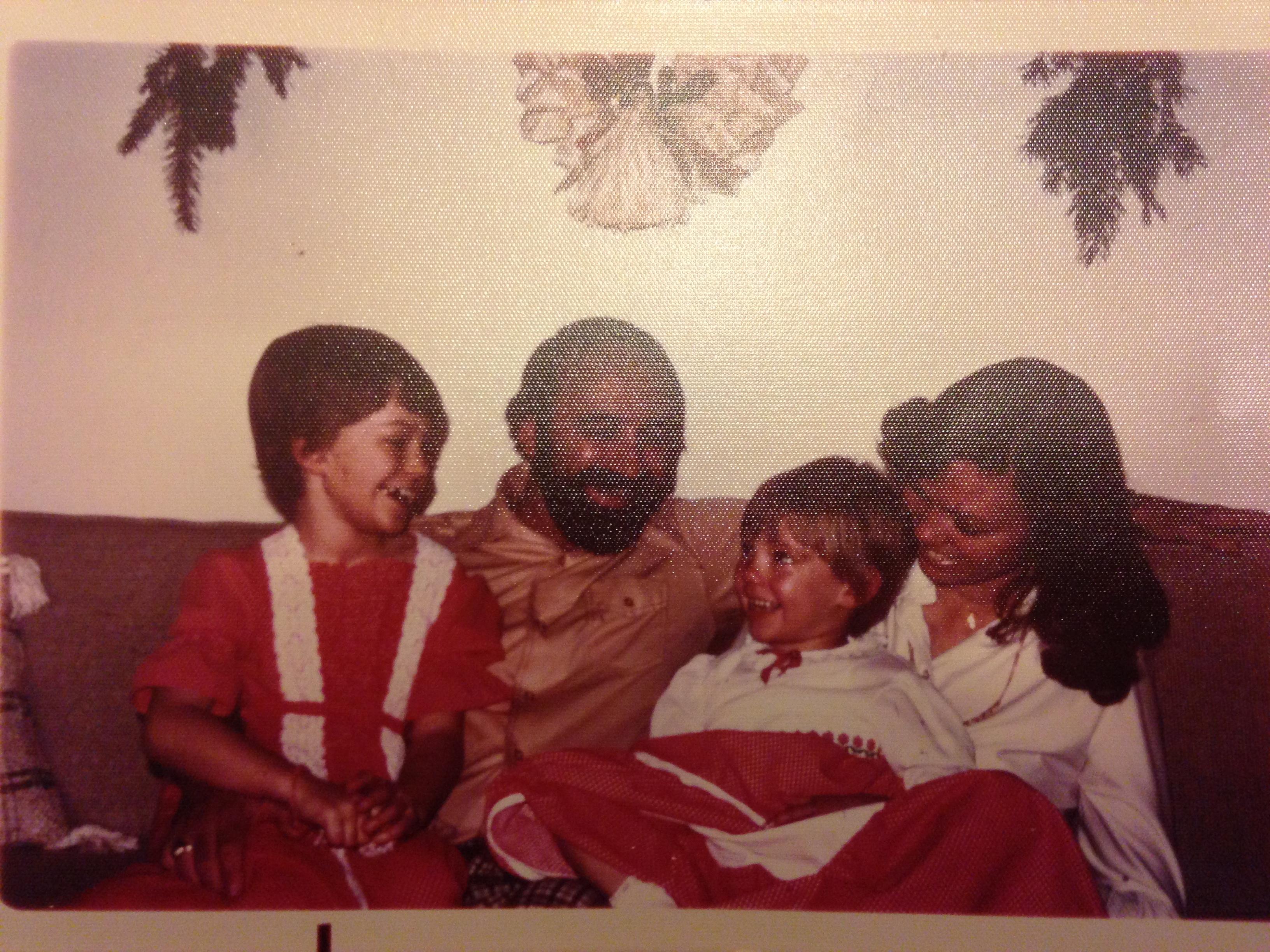 My family, as a child